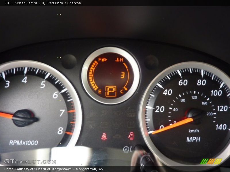 Red Brick / Charcoal 2012 Nissan Sentra 2.0