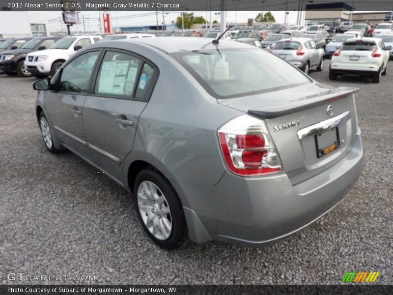 Magnetic Gray Metallic / Charcoal 2012 Nissan Sentra 2.0 S