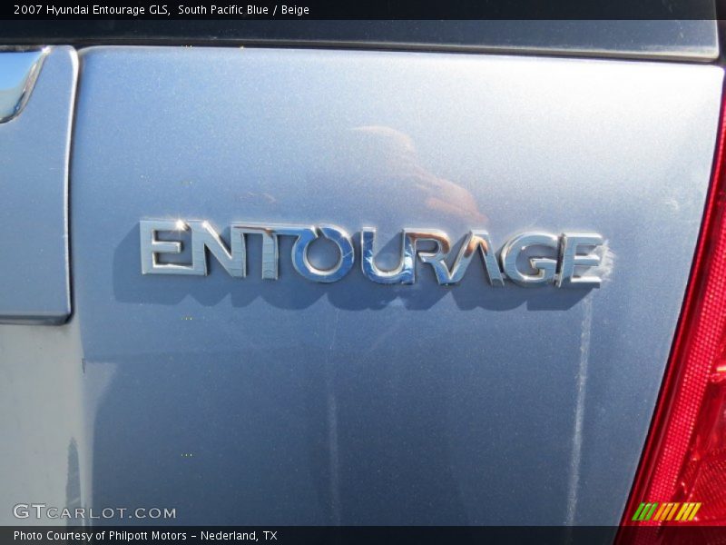 South Pacific Blue / Beige 2007 Hyundai Entourage GLS