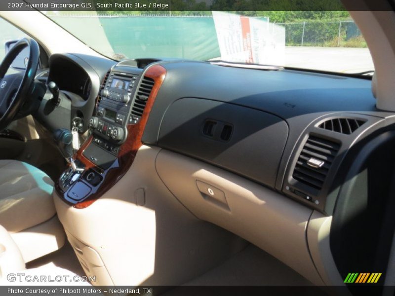 South Pacific Blue / Beige 2007 Hyundai Entourage GLS