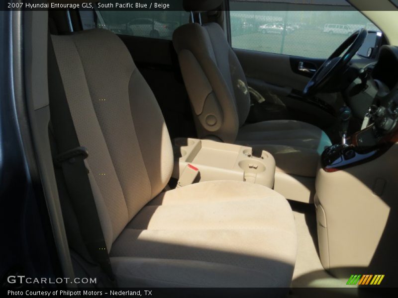 South Pacific Blue / Beige 2007 Hyundai Entourage GLS