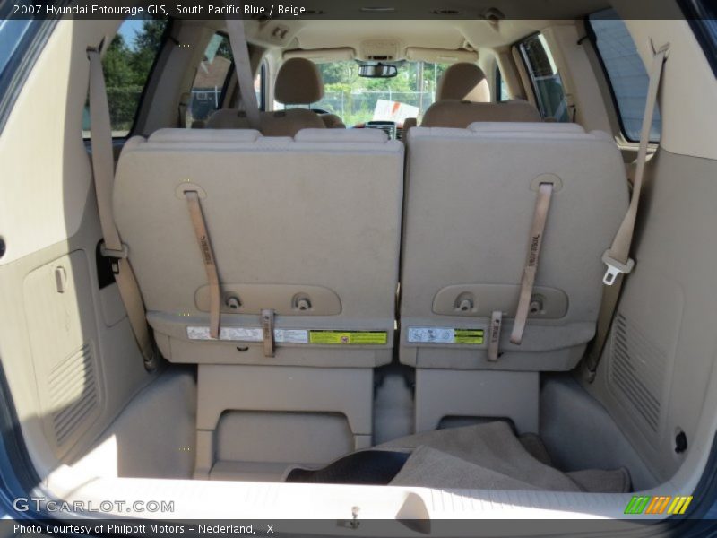 South Pacific Blue / Beige 2007 Hyundai Entourage GLS