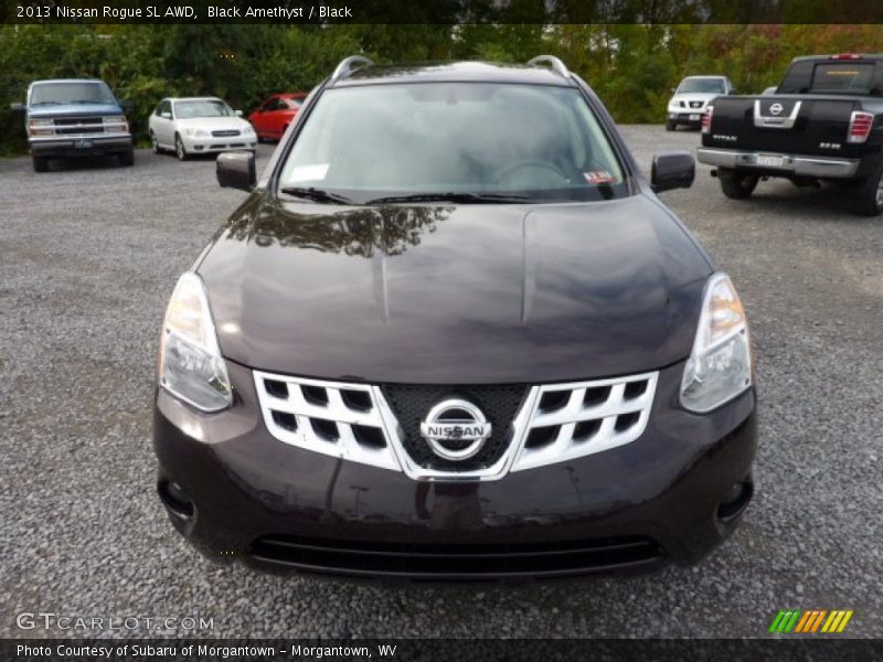 Black Amethyst / Black 2013 Nissan Rogue SL AWD