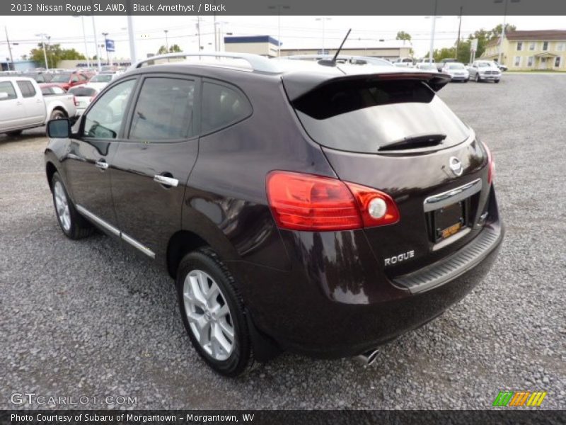 Black Amethyst / Black 2013 Nissan Rogue SL AWD