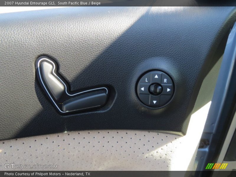 South Pacific Blue / Beige 2007 Hyundai Entourage GLS