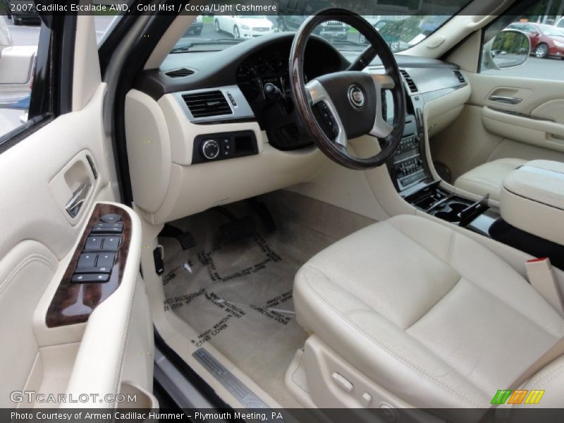 Gold Mist / Cocoa/Light Cashmere 2007 Cadillac Escalade AWD