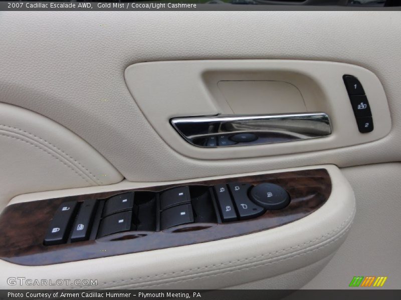 Gold Mist / Cocoa/Light Cashmere 2007 Cadillac Escalade AWD