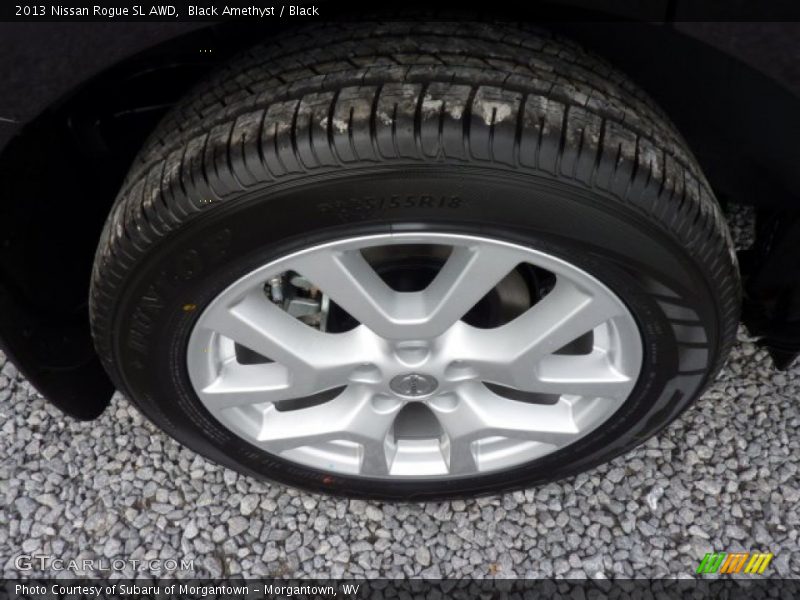 Black Amethyst / Black 2013 Nissan Rogue SL AWD