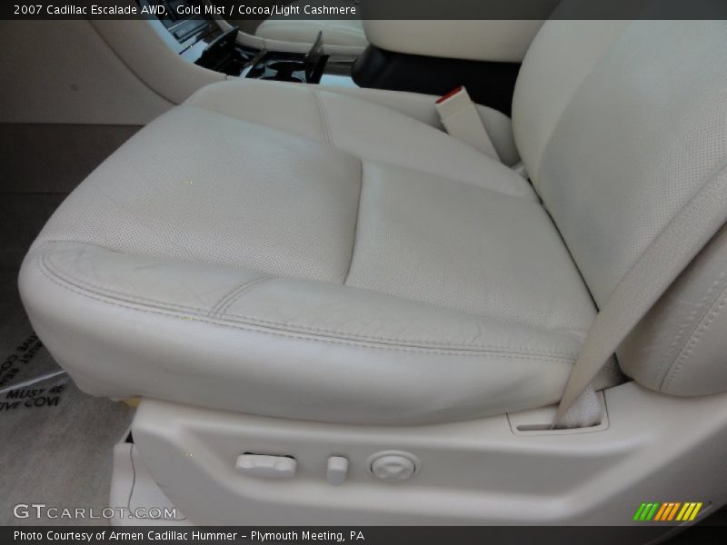 Gold Mist / Cocoa/Light Cashmere 2007 Cadillac Escalade AWD