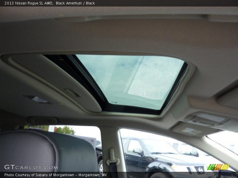 Black Amethyst / Black 2013 Nissan Rogue SL AWD