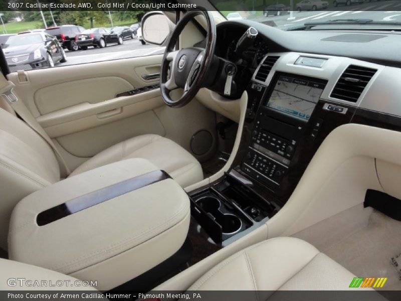 Gold Mist / Cocoa/Light Cashmere 2007 Cadillac Escalade AWD