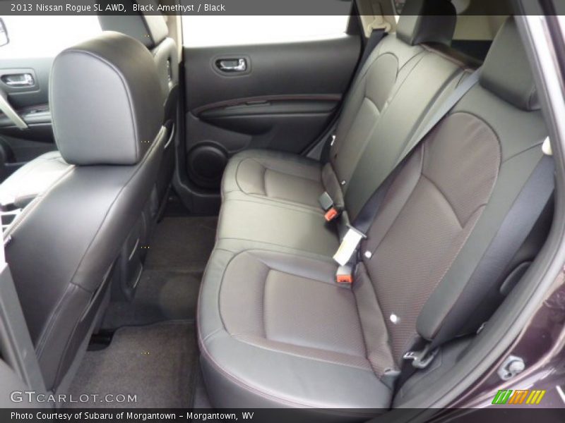 Rear Seat of 2013 Rogue SL AWD