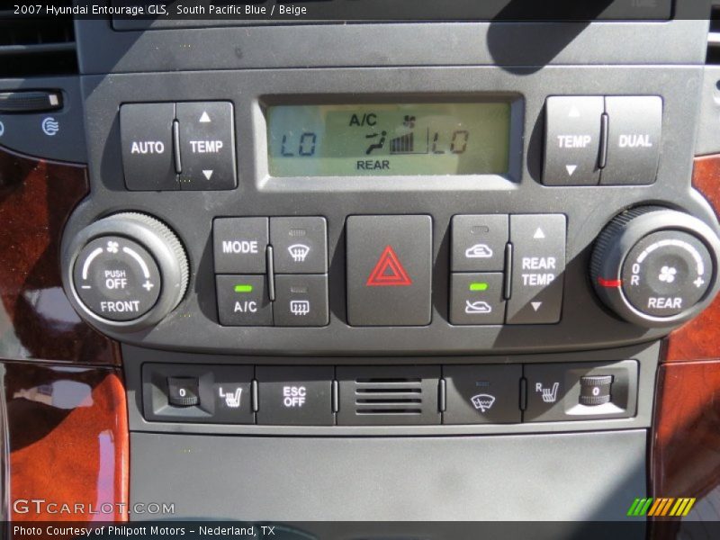South Pacific Blue / Beige 2007 Hyundai Entourage GLS