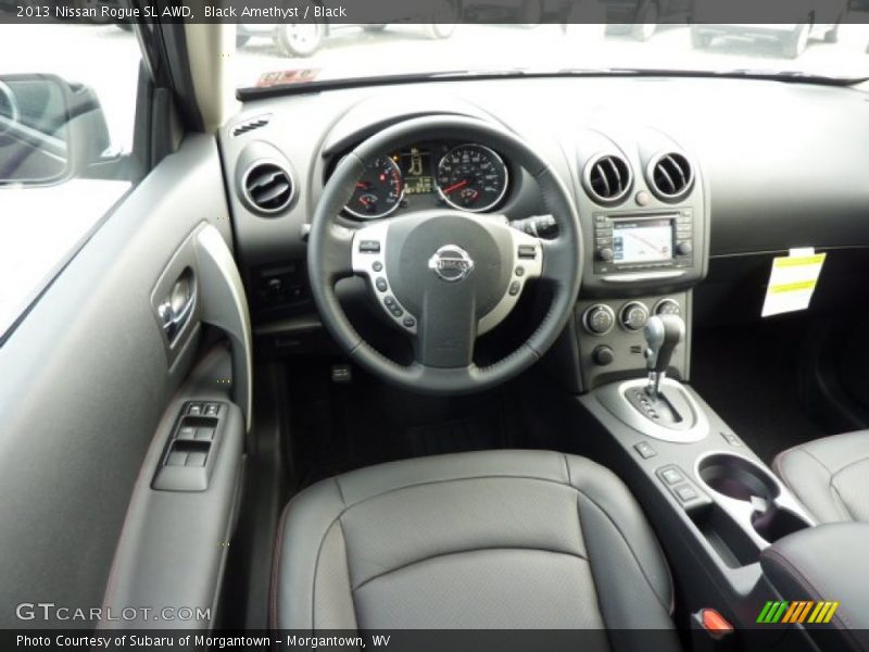  2013 Rogue SL AWD Black Interior