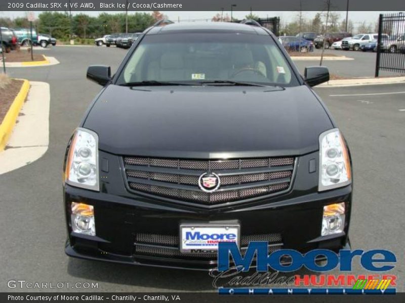 Black Ice / Cocoa/Cashmere 2009 Cadillac SRX 4 V6 AWD