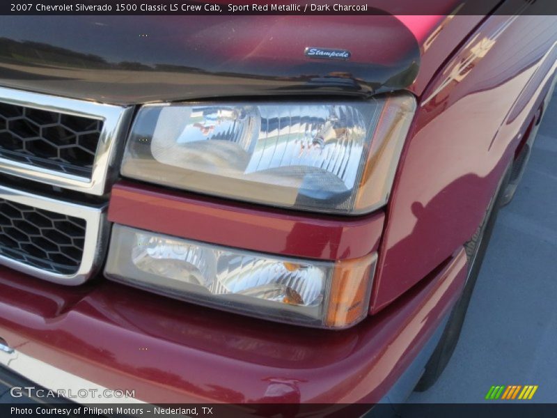 Sport Red Metallic / Dark Charcoal 2007 Chevrolet Silverado 1500 Classic LS Crew Cab