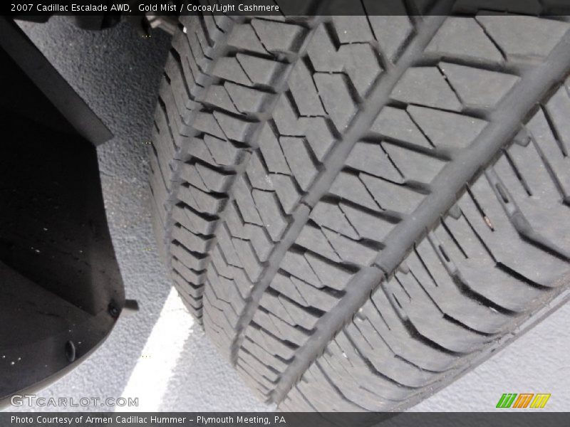 Gold Mist / Cocoa/Light Cashmere 2007 Cadillac Escalade AWD