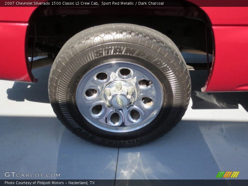 Sport Red Metallic / Dark Charcoal 2007 Chevrolet Silverado 1500 Classic LS Crew Cab