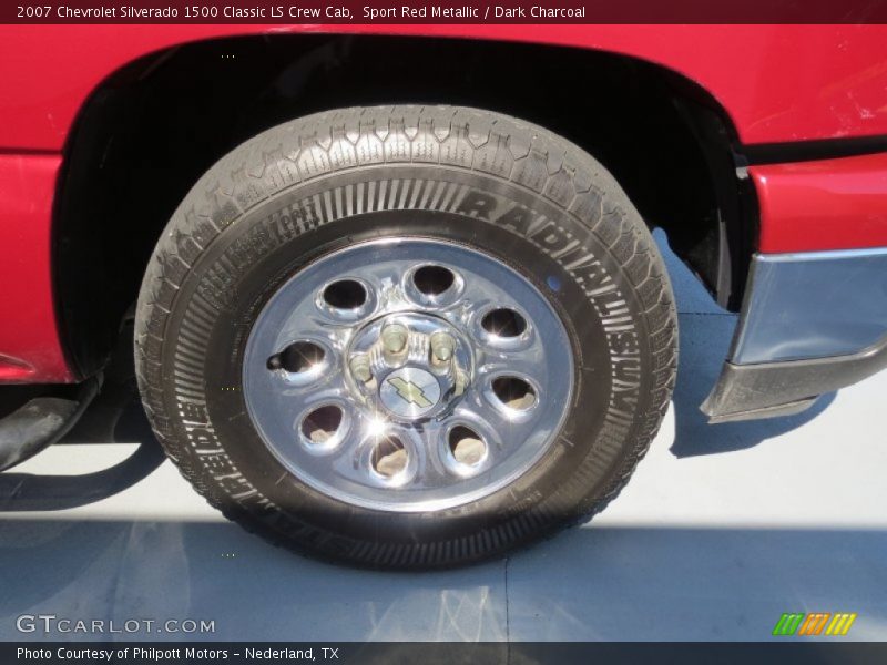 Sport Red Metallic / Dark Charcoal 2007 Chevrolet Silverado 1500 Classic LS Crew Cab