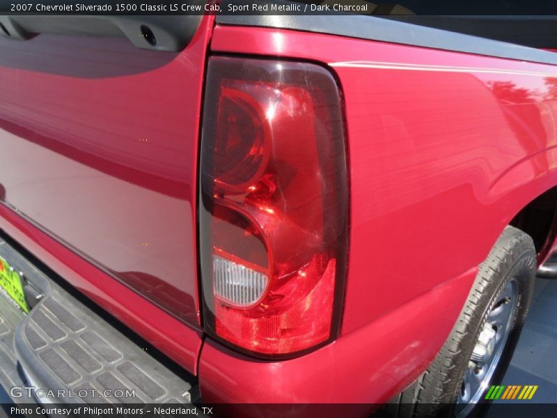 Sport Red Metallic / Dark Charcoal 2007 Chevrolet Silverado 1500 Classic LS Crew Cab