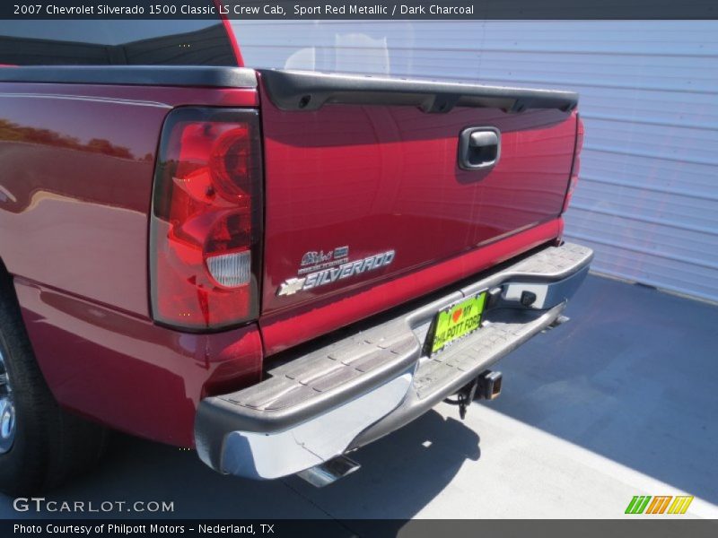 Sport Red Metallic / Dark Charcoal 2007 Chevrolet Silverado 1500 Classic LS Crew Cab