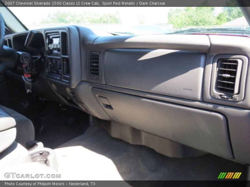 Sport Red Metallic / Dark Charcoal 2007 Chevrolet Silverado 1500 Classic LS Crew Cab