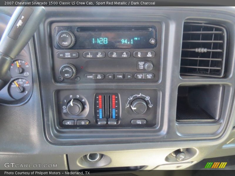 Sport Red Metallic / Dark Charcoal 2007 Chevrolet Silverado 1500 Classic LS Crew Cab