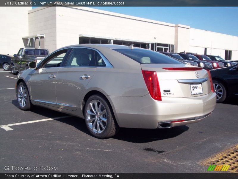 Silver Coast Metallic / Shale/Cocoa 2013 Cadillac XTS Premium AWD