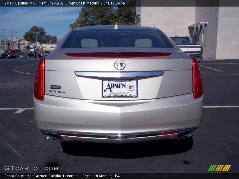 Silver Coast Metallic / Shale/Cocoa 2013 Cadillac XTS Premium AWD