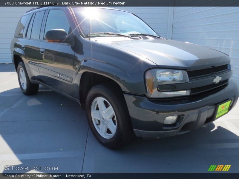 Dark Gray Metallic / Medium Pewter 2003 Chevrolet TrailBlazer LTZ