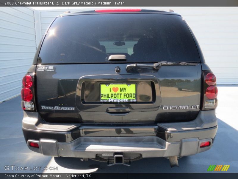 Dark Gray Metallic / Medium Pewter 2003 Chevrolet TrailBlazer LTZ