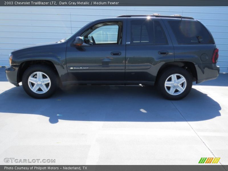Dark Gray Metallic / Medium Pewter 2003 Chevrolet TrailBlazer LTZ