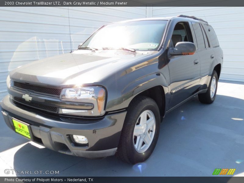 Dark Gray Metallic / Medium Pewter 2003 Chevrolet TrailBlazer LTZ