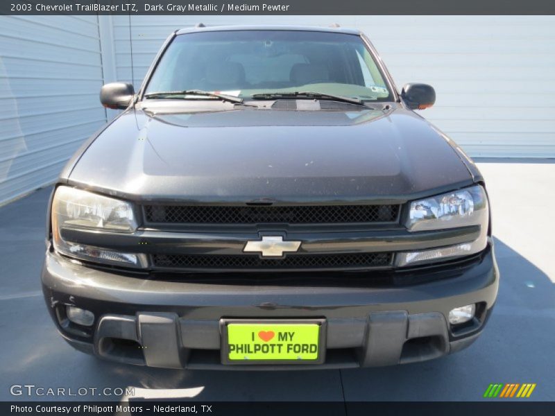 Dark Gray Metallic / Medium Pewter 2003 Chevrolet TrailBlazer LTZ