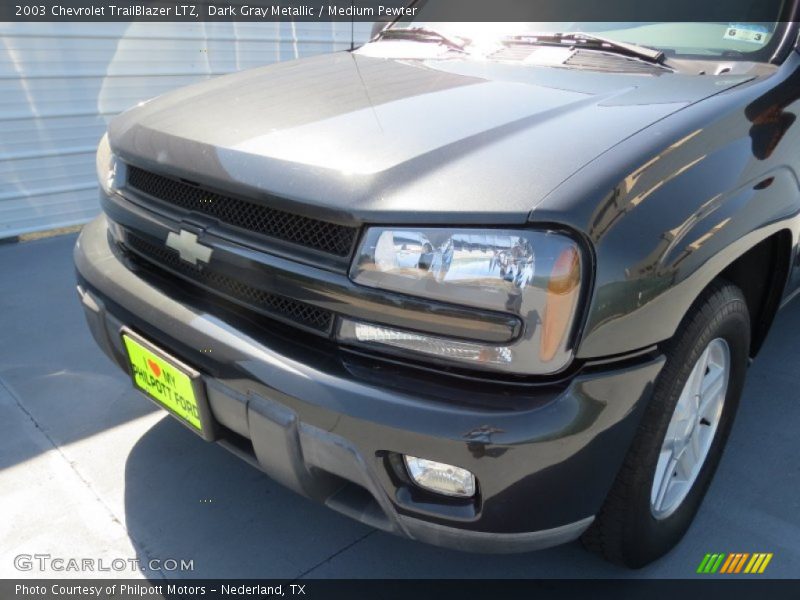 Dark Gray Metallic / Medium Pewter 2003 Chevrolet TrailBlazer LTZ