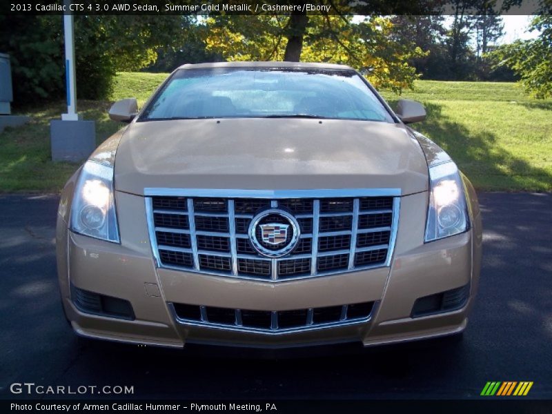 Summer Gold Metallic / Cashmere/Ebony 2013 Cadillac CTS 4 3.0 AWD Sedan