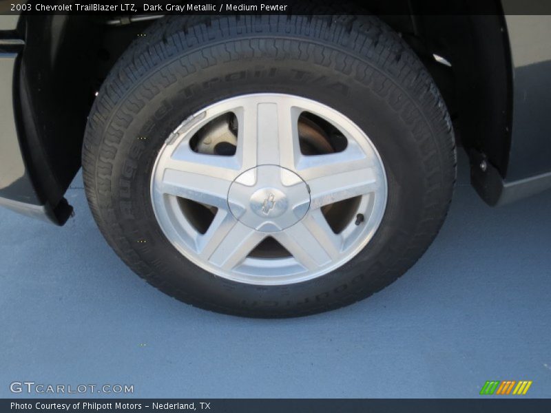 Dark Gray Metallic / Medium Pewter 2003 Chevrolet TrailBlazer LTZ