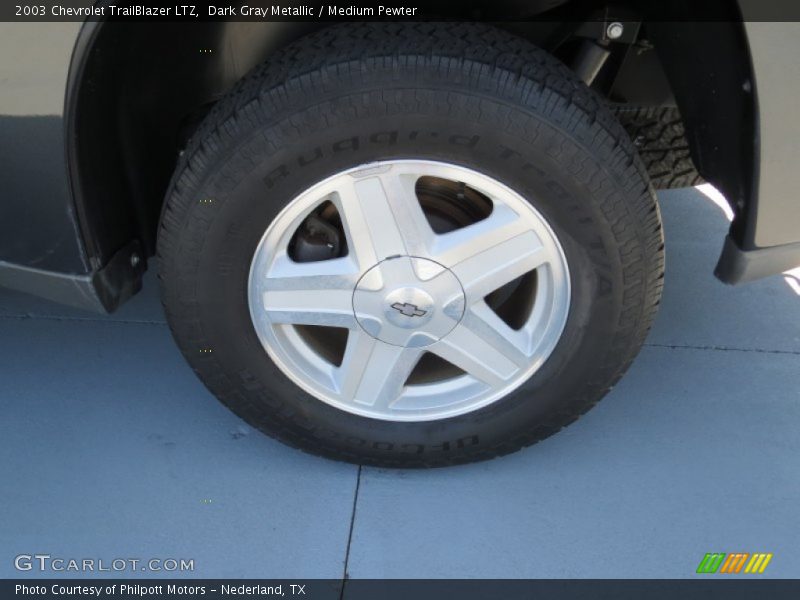 Dark Gray Metallic / Medium Pewter 2003 Chevrolet TrailBlazer LTZ