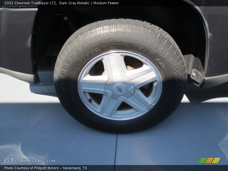 Dark Gray Metallic / Medium Pewter 2003 Chevrolet TrailBlazer LTZ