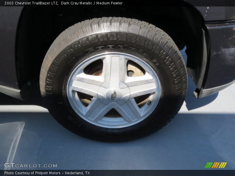 Dark Gray Metallic / Medium Pewter 2003 Chevrolet TrailBlazer LTZ