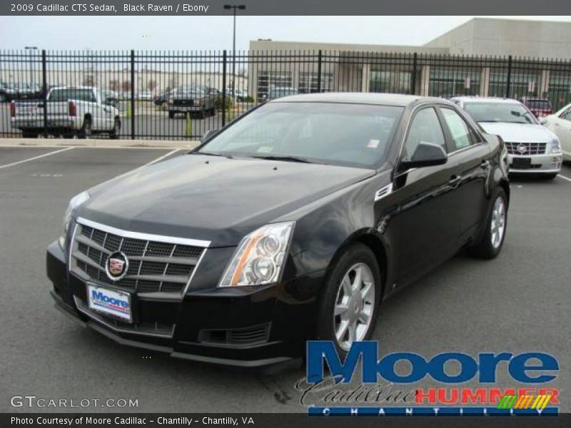 Black Raven / Ebony 2009 Cadillac CTS Sedan