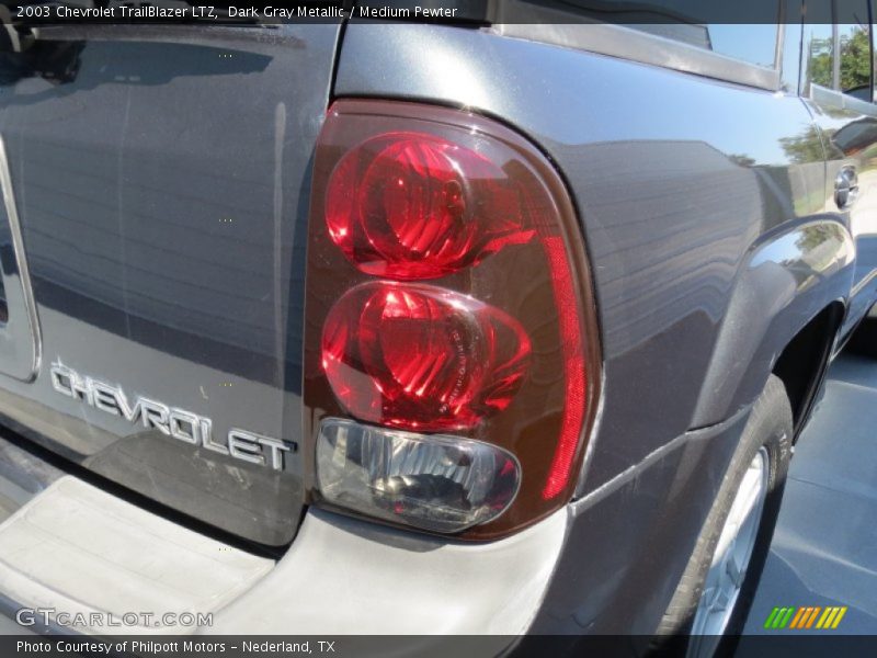 Dark Gray Metallic / Medium Pewter 2003 Chevrolet TrailBlazer LTZ