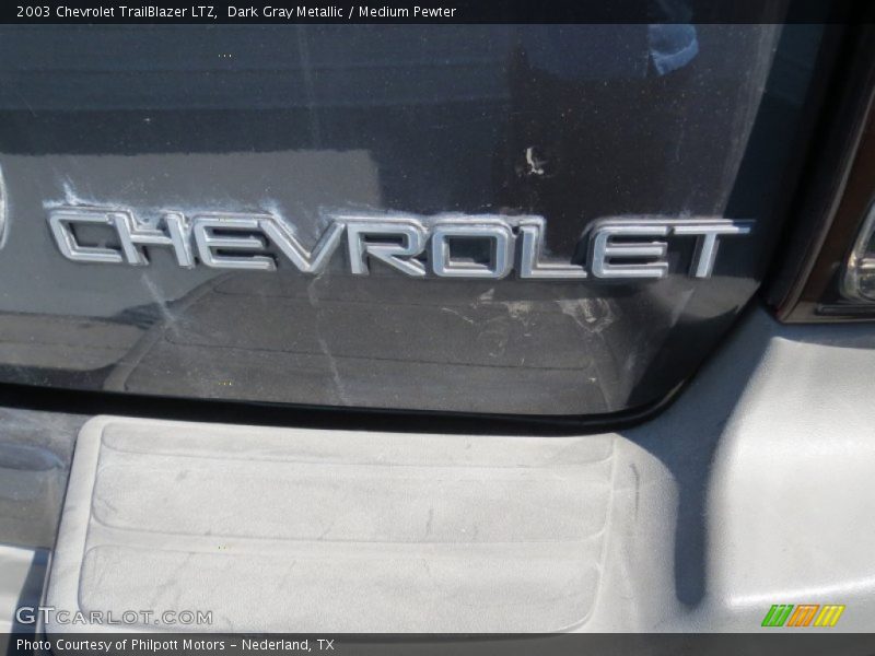 Dark Gray Metallic / Medium Pewter 2003 Chevrolet TrailBlazer LTZ