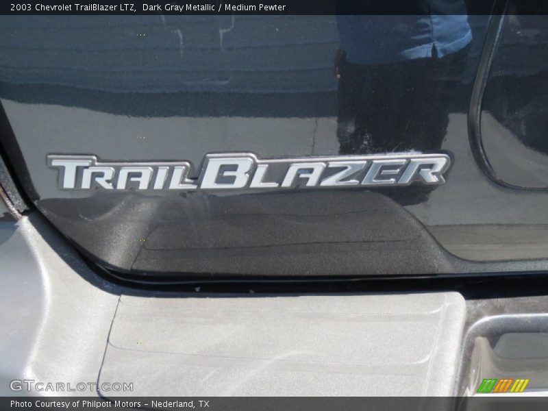 Dark Gray Metallic / Medium Pewter 2003 Chevrolet TrailBlazer LTZ