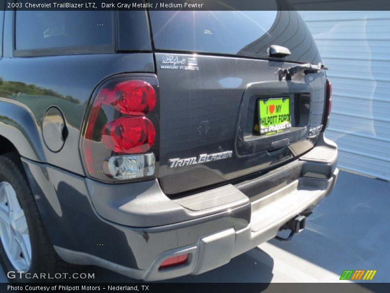 Dark Gray Metallic / Medium Pewter 2003 Chevrolet TrailBlazer LTZ