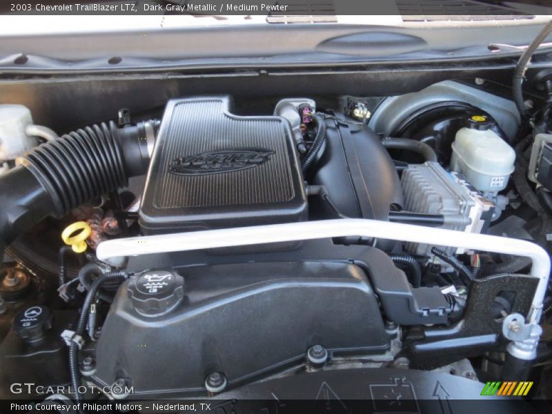 Dark Gray Metallic / Medium Pewter 2003 Chevrolet TrailBlazer LTZ