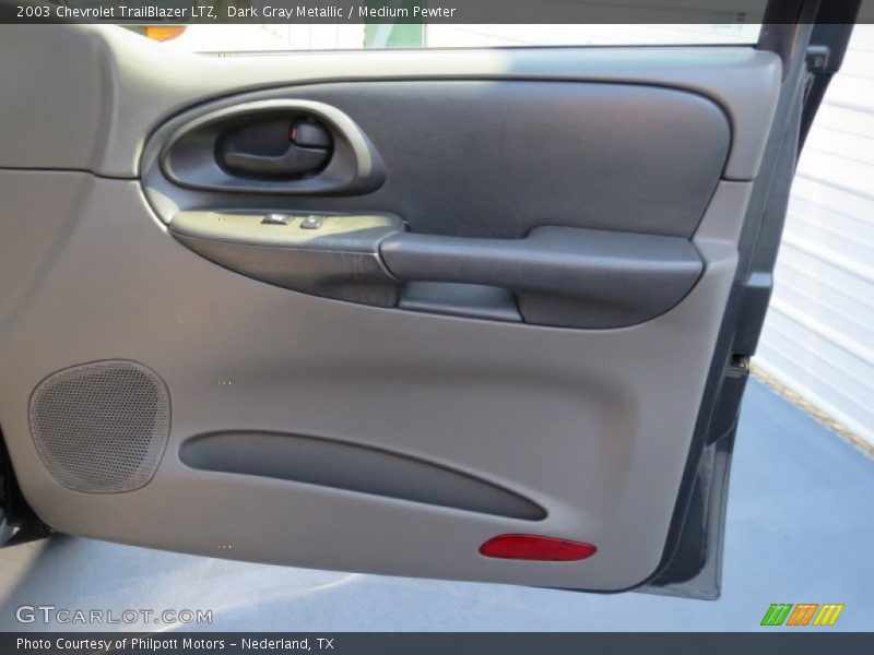 Dark Gray Metallic / Medium Pewter 2003 Chevrolet TrailBlazer LTZ