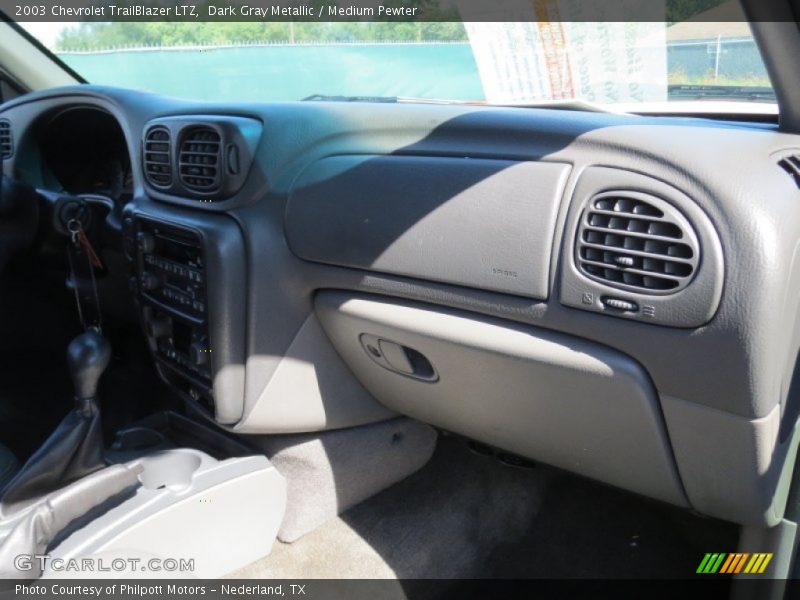 Dark Gray Metallic / Medium Pewter 2003 Chevrolet TrailBlazer LTZ