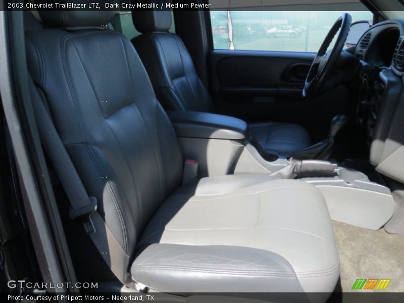 Dark Gray Metallic / Medium Pewter 2003 Chevrolet TrailBlazer LTZ