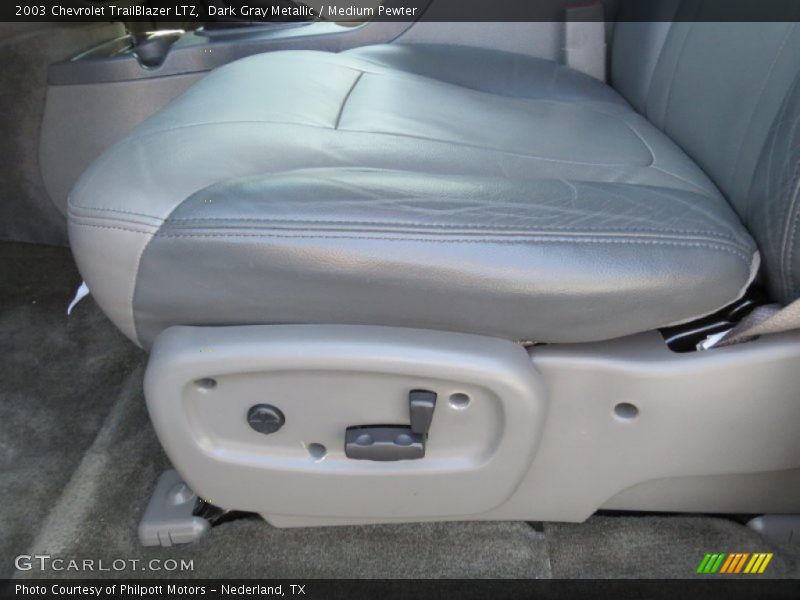 Dark Gray Metallic / Medium Pewter 2003 Chevrolet TrailBlazer LTZ